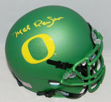 MEL RENFRO AUTOGRAPHED SIGNED OREGON DUCKS APPLE GREEN MINI HELMET TRISTAR