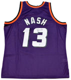 STEVE NASH SIGNED PHOENIX SUNS #13 PURPLE MITCHELL & NESS JERSEY BECKETT