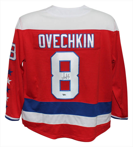 Alexander Ovechkin Signed Washington Capitals Fanatics XL Red Jersey FAN 36260