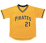 Roberto Clemente Jr. Signed Pittsburgh Pirates Throwback Jersey "9/30/72" (PSA)