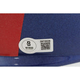 Michael Strahan Autographed New York Giants 24 Alt F/S Helmet Beckett 49838