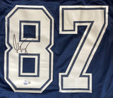 Jake Ferguson Dallas Signed Navy Blue Football Jersey BAS ITP