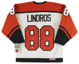 Flyers Eric Lindros Authentic Signed White CCM Jersey Autographed BAS #BG90718