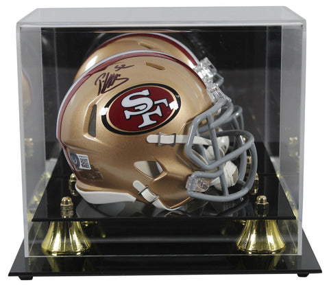 49ers Patrick Willis Authentic Signed Speed Mini Helmet w/ Case BAS Witness