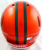 Ray Lewis Signed Hurricanes F/S Riddell Flash Speed Authentic Helmet-BAWHologram