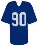 Jason Pierre-Paul Signed Blue Custom Football Jersey - (JSA COA)