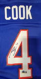 JAMES COOK SIGNED BUFFALO BILLS NIKE SCREENPRINT XXL JERSEY BECKETT QR