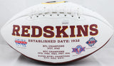 John Riggins Autographed Washington Team Logo Football- JSA W Auth *Thin