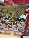 2004 Boston Red Sox Team Signed Autographed 16x20 Photo Framed to 23x27 NEP