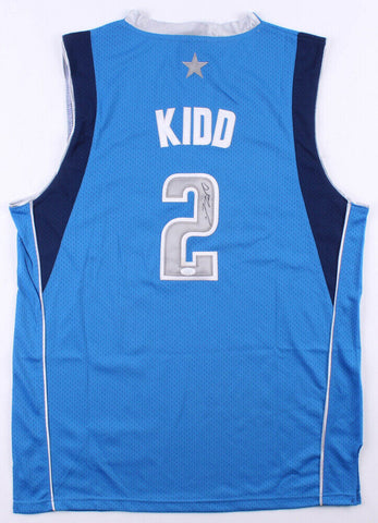 Jason Kidd Signed Dallas Mavericks Addidas Jersey (JSA) #2 Overall Pk 1994 Draft