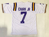 D.J. Chark Signed LSU Tigers Jersey (Beckett COA) Jaguars 2nd Rnd Pick 2018 W.R.