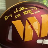 Doug Williams Signed Washington Commanders SB XXll MVP Mini Helmet Beckett