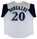 Luis Gonzalez Signed Arizona Diamondbacks Jersey Inscribed Twice (Beckett COA)