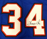 BILLS TEAM GREATS AUTOGRAPHED BLUE JERSEY 3 SIGS KELLEY THOMAS BECKETT 191972