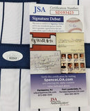 Oswald Peraza Signed New York Yankees Jersey (JSA COA) Next Great NY Shortstop