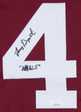 Lenny Dykstra Signed Phildelphia Phillies Jersey Inscribed "Nails" (JSA COA)