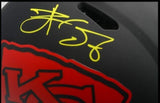 TRAVIS KELCE SIGNED KANSAS CITY CHIEFS FULL SIZE PRO ECLIPSE HELMET Beckett COA