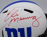 Eli Manning Auto Giants Lunar Eclipse Full Size Helmet (Mark) Fanatics B432980