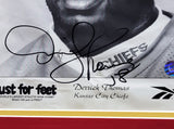 Derrick Thomas Autographed Framed 8.5x11 Photo Chiefs (Creases) Beckett AB89298