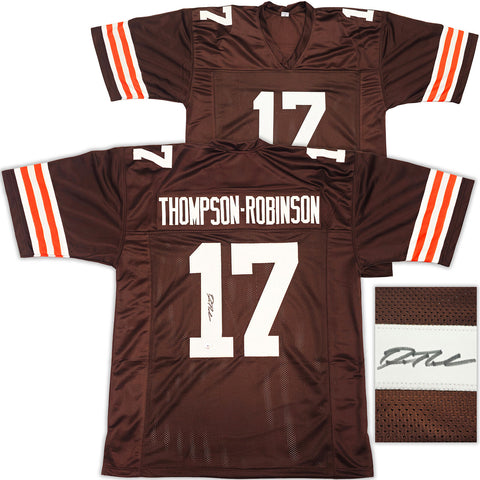 BROWNS DORIAN THOMPSON-ROBINSON AUTOGRAPHED BROWN JERSEY BECKETT WITNESS 233370