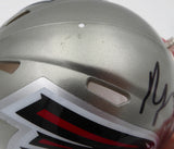 Bijan Robinson Autographed Falcons Flash Speed Mini Helmet Beckett QR #1W035037