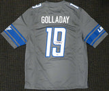 DETROIT LIONS KENNY GOLLADAY AUTOGRAPHED NIKE GRAY JERSEY SIZE L BECKETT 185586