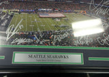 SUPER BOWL CHAMP SEAHAWKS AUTOGRAPHED FRAMED 16X20 PHOTO 26 SIGS MCS 90706