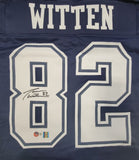 JASON WITTEN SIGNED AUTOGRAPHED PRO STYLE XL CUSTOM JERSEY BECKETT QR