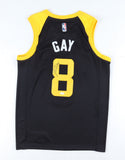 Rudy Gay Signed Utah Jazz Jersey (JSA COA) 2006 1st Round Pick / #8 Pick Overall