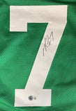 Michael Vick Philadelphia Signed Kelly Green Football Jersey BAS ITP