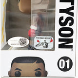 MIKE TYSON AUTOGRAPHED SIGNED FUNKO POP VINYL FIGURINE #01 JSA STOCK #237078