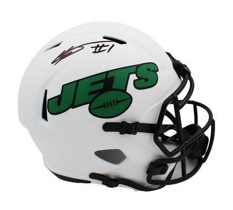 Sauce Gardner Signed New York Jets Speed Full Size Lunar NFL Hemet