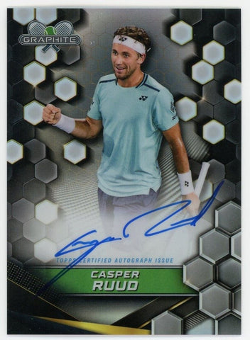 2024 Topps Graphite Tennis Signatures Casper Ruud Auto Refractor #GS-CRD