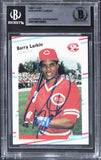 Reds Barry Larkin Authentic Signed 1988 Fleer Rookie #239 Card BAS Slabbed