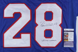 Everson Walls Signed New York Giants Jersey Inscribed "SB XXV Champs" (JSA COA)