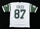 Laveranues Coles Signed New York Jets Jersey (Steiner) Pro Bowl Wide Receiver