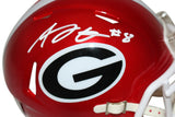 AJ Green Autographed/Signed Georgia Bulldogs Flash Mini Helmet Beckett 34878