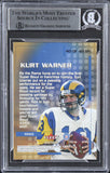 Rams Kurt Warner Authentic Signed 2000 Impact Rewind '99 #40 Card BAS Slabbed