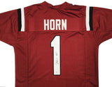 SOUTH CAROLINA JAYCEE HORN AUTOGRAPHED MAROON JERSEY BECKETT WITNESS 209364