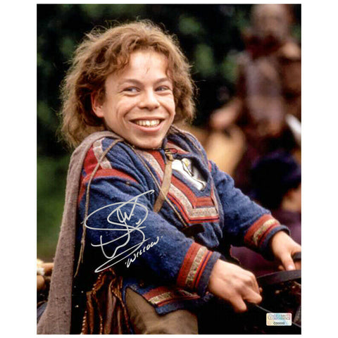 Warwick Davis Autographed Willow 8x10 Close Up Photo