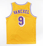 Nick Van Exel Signed Los Angeles Lakers Jersey (PSA COA) 1993 2nd Round Draft Pk