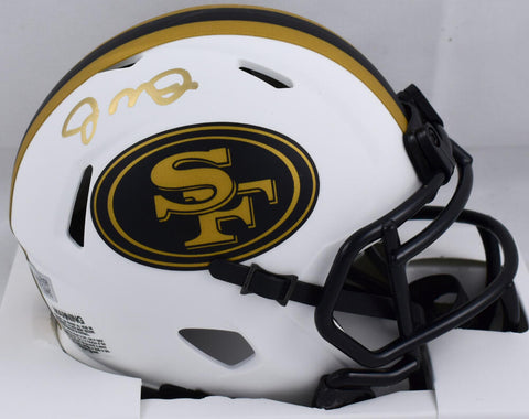 Joe Montana Autographed San Francisco 49ers Lunar Speed Mini Helmet-Fanatics