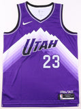 Lauri Markkanen Signed Utah Jazz Jersey (PSA) 2017 1st Round NBA Draft Pick