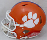 TRAVIS ETIENNE AUTO CLEMSON ORANGE FULL SIZE HELMET 2018 CHAMPS! BECKETT 193991