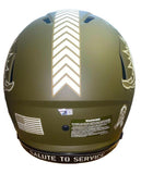 JAYLEN WADDLE Autographed Salute To Service - Navy - Authentic Helmet FANATICS