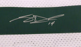 NEW YORK JETS SAM DARNOLD AUTOGRAPHED WHITE JERSEY BECKETT BAS STOCK #147251