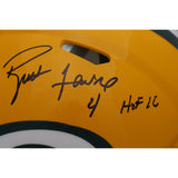 Brett Favre Autographed/Signed Green Bay Packers Authentic Helmet HOF JSA 46683