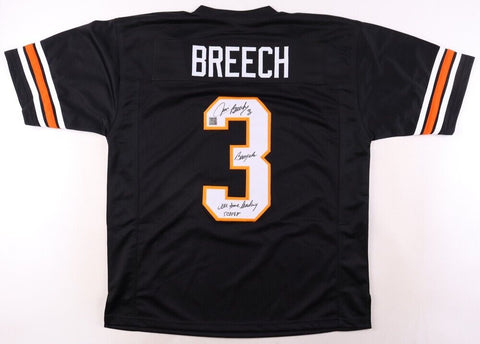 Jim Breech Signed Cincinnati Bengals Jersey Inscribed "All Time Leading Scorer"