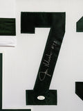 FRAMED NEW YORK JETS JOE KLECKO AUTOGRAPHED SIGNED JERSEY JSA COA