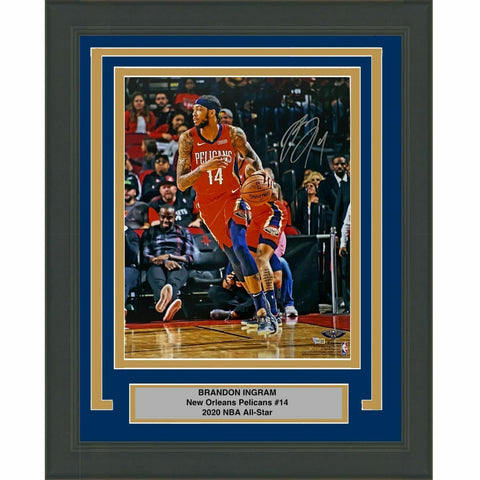 FRAMED Autographed/Signed BRANDON INGRAM NO Pelicans 16x20 Photo Fanatics COA